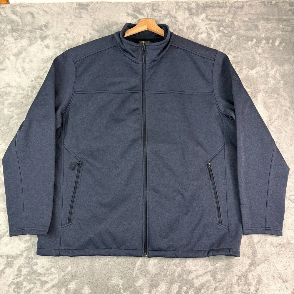 The North Face TNF Mens 3XL Ridgewall Soft Shell Jacket Full Zip Windwall NWOT